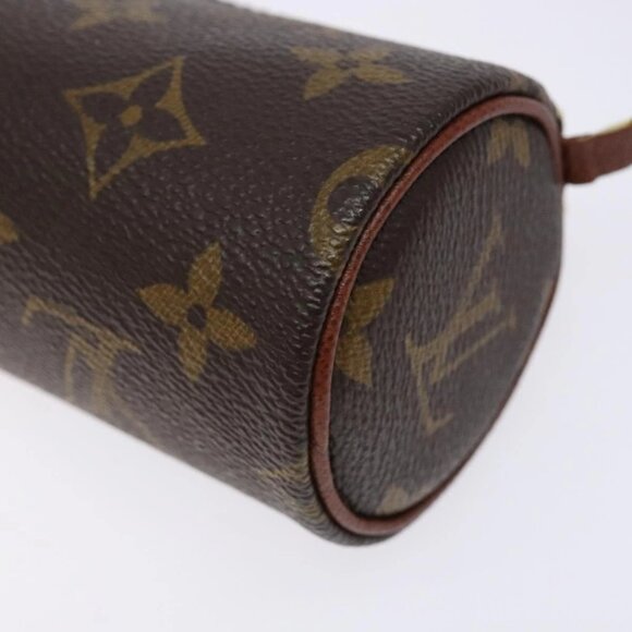 LOUIS VUITTON Monogram Papillon Pouch LV Auth 138438 - Picture 13 of 16